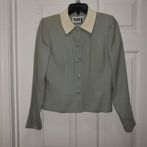 Womens suit with jacket and skirt
